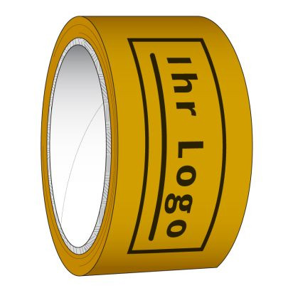 PVC-Klebeband Naturkautschuk braun 1-farbig